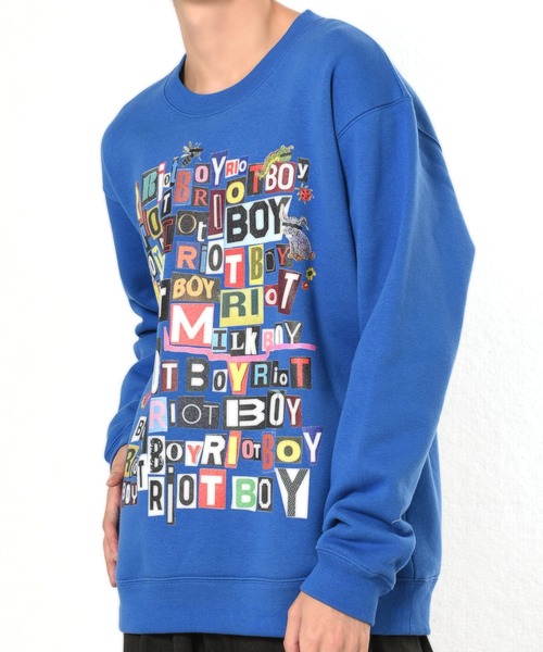 MILKBOY(ミルクボーイ)の「RIOT BOY TOPS(スウェット・メンズ・A/B/C・L/XL)」の6枚目の写真