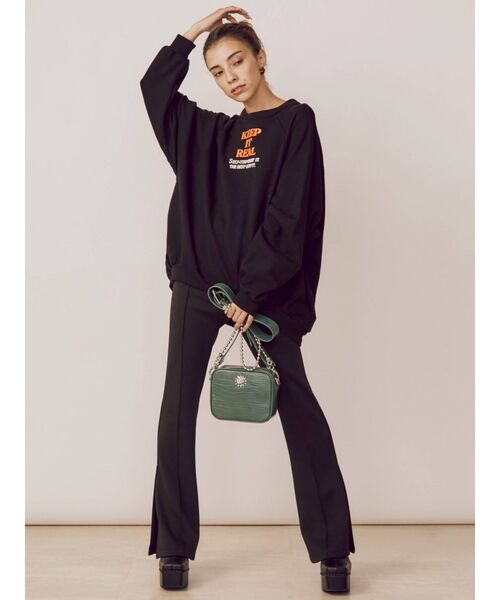 EVRIS（エヴリス）の「クロコボールチェーンミニショルダーバッグ（ショルダーバッグ・レディース・ホワイト/ブラック/ブルー/グリーン・FREE）」の22枚目の写真