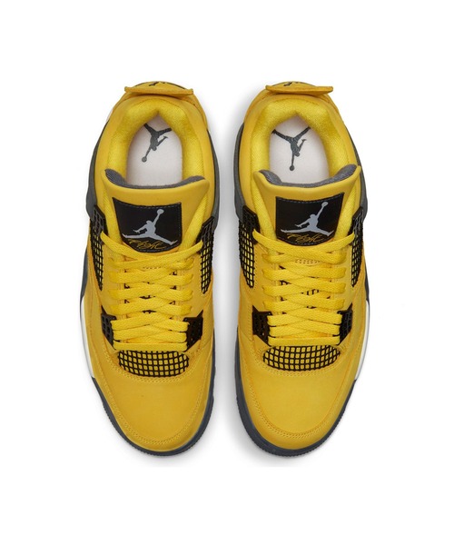 NIKE(ナイキ)の「NIKE / AIR JORDAN 4 RETRO(スニーカー・メンズ・イエロー・27/28/26.5/27.5)」の3枚目の写真