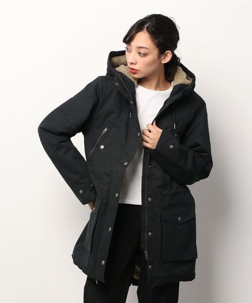 VOLCOM(ボルコム)の「WALK ON BY 5K PARKA(モッズコート・レディース・ブラック・SMALL/MEDIUM)」の7枚目の写真