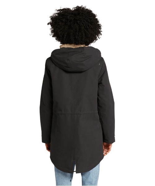 VOLCOM(ボルコム)の「WALK ON BY 5K PARKA(モッズコート・レディース・ブラック・SMALL/MEDIUM)」の6枚目の写真