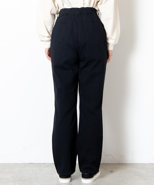 WEGO（ウィゴー）の「WEGO/ニーカットカラーパンツ（スラックス・レディース・ブラック/グリーン・FREE）」の7枚目の写真