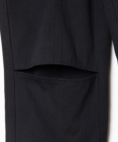 WEGO（ウィゴー）の「WEGO/ニーカットカラーパンツ（スラックス・レディース・ブラック/グリーン・FREE）」の5枚目の写真