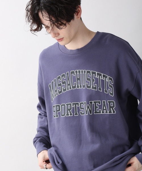 RAGEBLUE（レイジブルー）の「【SIGNAL SPORTS】カレッジスウェットクルー/227988（スウェット・メンズ・パープル/レッド/ダークグリーン/グレー系その他・MEDIUM/LARGE/X-LARGE）」の4枚目の写真