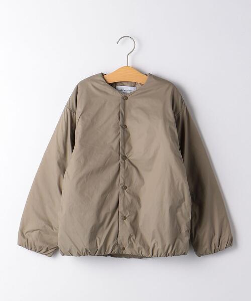 green label relaxing(グリーンレーベルリラクシング)の「★<ARCH&LINE(アーチ&ライン)>ミニマルブルゾン 115cm-145cm<br>(その他アウター・キッズ・ベージュ/オフホワイト・L(125-135cm)/XL(135-145cm)/M(115-125cm))」の2枚目の写真