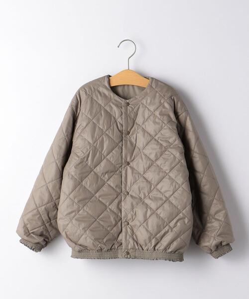 green label relaxing（グリーンレーベルリラクシング）の「★＜ARCH&LINE（アーチ＆ライン）＞ミニマルブルゾン 115cm-145cm<br>（その他アウター・キッズ・ベージュ/オフホワイト・L(125-135cm)/XL(135-145cm)/M(115-125cm)）」の10枚目の写真
