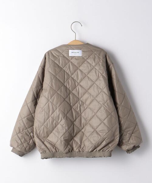 green label relaxing（グリーンレーベルリラクシング）の「★＜ARCH&LINE（アーチ＆ライン）＞ミニマルブルゾン 115cm-145cm<br>（その他アウター・キッズ・ベージュ/オフホワイト・L(125-135cm)/XL(135-145cm)/M(115-125cm)）」の11枚目の写真