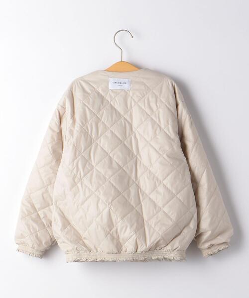 green label relaxing（グリーンレーベルリラクシング）の「★＜ARCH&LINE（アーチ＆ライン）＞ミニマルブルゾン 115cm-145cm<br>（その他アウター・キッズ・ベージュ/オフホワイト・L(125-135cm)/XL(135-145cm)/M(115-125cm)）」の18枚目の写真