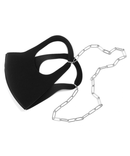 Figments（フィグメンツ）の「ミディアムケーブルマスクチェーン（マスク・レディース・シルバー・FREE）」の3枚目の写真