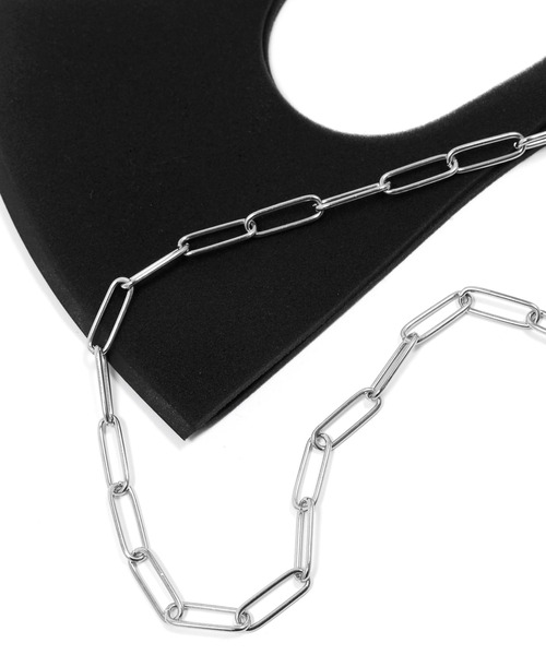 Figments（フィグメンツ）の「ミディアムケーブルマスクチェーン（マスク・レディース・シルバー・FREE）」の5枚目の写真