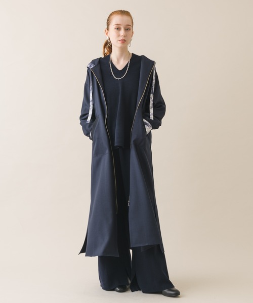 La SRIC（ラスリック）の「La SRIC / アシメZIPフードコート