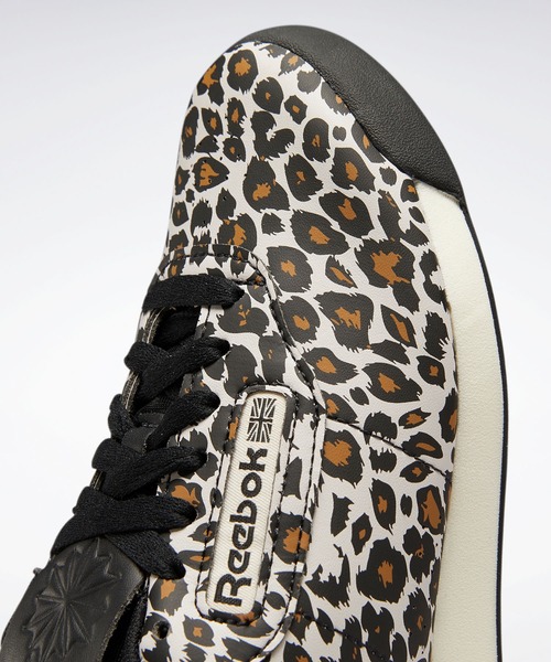 【Reebok】レオパード&ブラックライン Fiori Women's スニーカー Reebok（リーボック）の「プリンセス / PRINCESS（スニーカー