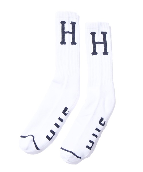 HUF(ハフ)の「HUF/ハフ ESSENTIALS CLASSIC SOCK 靴下 ミドル(ソックス/靴下・メンズ・ホワイト/ブラック・ONE SIZE)」の11枚目の写真