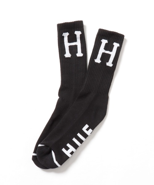 HUF(ハフ)の「HUF/ハフ ESSENTIALS CLASSIC SOCK 靴下 ミドル(ソックス/靴下・メンズ・ホワイト/ブラック・ONE SIZE)」の22枚目の写真