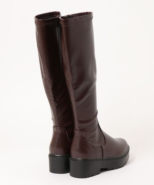 clear（クリア）の「タンクソールロングブーツ≪2021AW新作≫（その他シューズ・レディース・ブラック/ブラウン・L/M）」の3枚目の写真