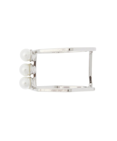 Edit Sheen（エディットシーン）の「3連パールヘキサゴンダブルリング（リング・レディース・シルバー/ゴールド・FREE）」の5枚目の写真