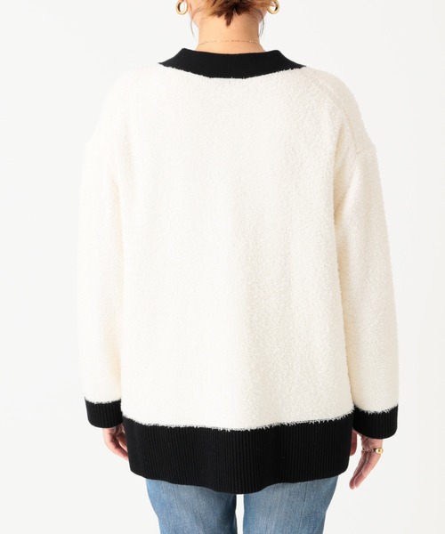 JOURNAL STANDARD(ジャーナルスタンダード)の「■■■ファンシーニットカーディガン◆(カーディガン/ボレロ・レディース・ホワイト/ブラック・FREE)」の13枚目の写真