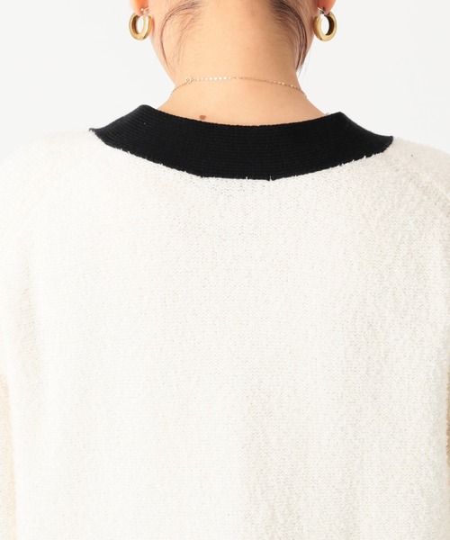 JOURNAL STANDARD(ジャーナルスタンダード)の「■■■ファンシーニットカーディガン◆(カーディガン/ボレロ・レディース・ホワイト/ブラック・FREE)」の15枚目の写真