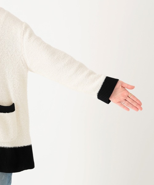 JOURNAL STANDARD(ジャーナルスタンダード)の「■■■ファンシーニットカーディガン◆(カーディガン/ボレロ・レディース・ホワイト/ブラック・FREE)」の16枚目の写真