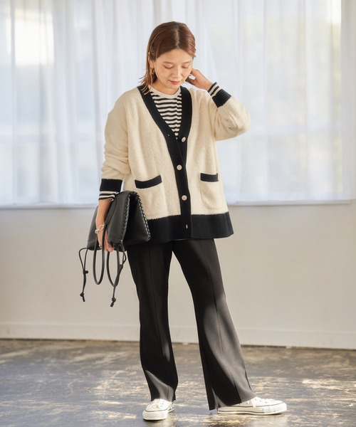 JOURNAL STANDARD(ジャーナルスタンダード)の「■■■ファンシーニットカーディガン◆(カーディガン/ボレロ・レディース・ホワイト/ブラック・FREE)」の7枚目の写真