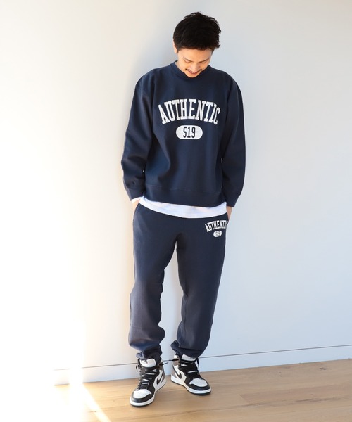 BEAMS LIGHTS（ビームスライツ）の「BEAMS LIGHTS / ヴィンテージ プリント クルー スウェット（スウェット・メンズ・ネイビー/グレー/サックスブルー・SMALL/MEDIUM/LARGE）」の14枚目の写真