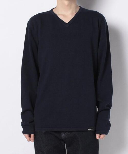 agnes b.（アニエスベー）の「LW21 PULL ニットプルオーバー（ニット/セーター・メンズ・ネイビー・1/2）」の6枚目の写真