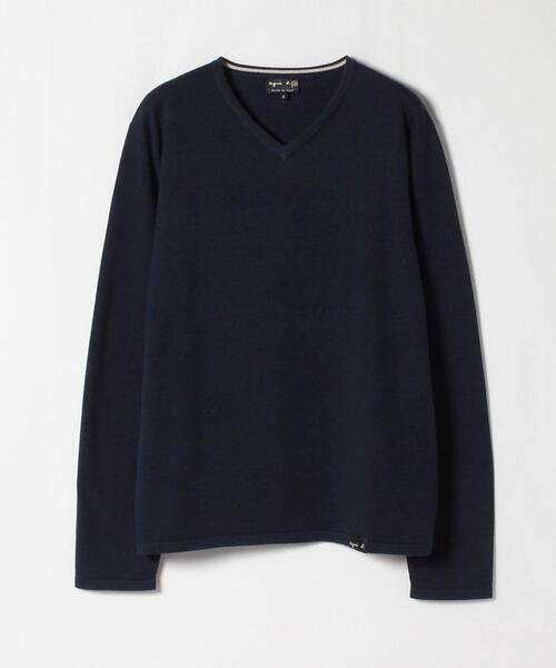 agnes b.（アニエスベー）の「LW21 PULL ニットプルオーバー（ニット/セーター・メンズ・ネイビー・1/2）」の5枚目の写真