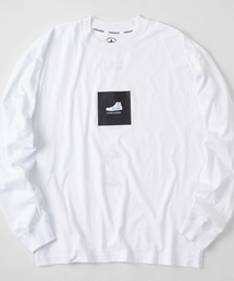 【CONVERSE/コンバース】ワンポイント刺繍 バックプリント シューズプリント ロンT/長袖Tシャツ