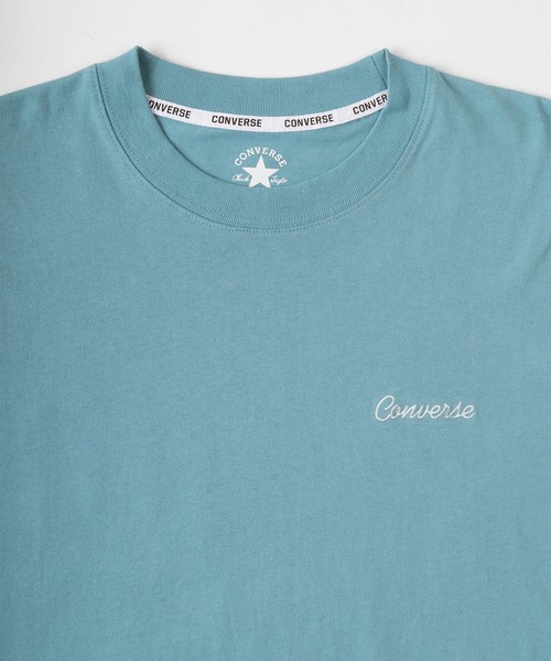 CONVERSE(コンバース)の「【CONVERSE/コンバース】ワンポイント刺繍 バックプリント シューズプリント ロンT/長袖Tシャツ(Tシャツ/カットソー・メンズ・ホワイト/ブラック/ブルー/ホワイト系その他・M/L/XL)」の6枚目の写真