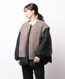 Samansa Mos2 | 4wayボアベスト付中綿ブルゾン(ブルゾン)