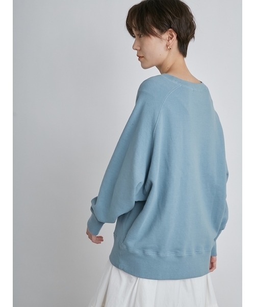 emmi（エミ）の「【emmi atelier】Brightロゴスウェット（スウェット・レディース・ホワイト/イエロー/ブルー・FREE）」の4枚目の写真