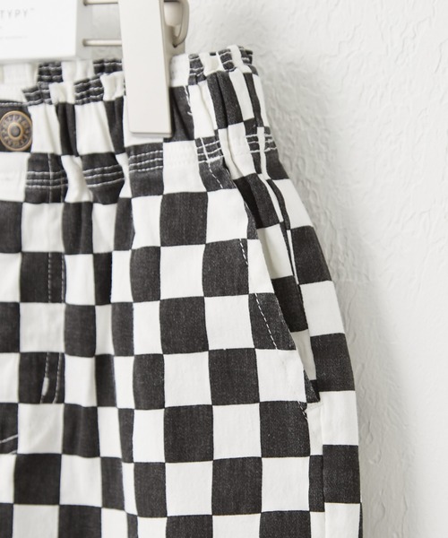 CIAOPANIC TYPY（チャオパニックティピー）の「■【KIDS】フラッグチェックパンツ（その他パンツ・キッズ・ブラック/レッド・SMALL/MEDIUM/LARGE/X-LARGE/XX-LARGE）」の8枚目の写真