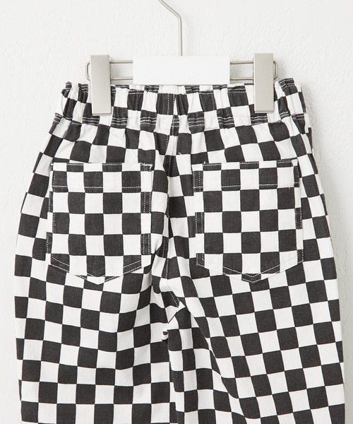 CIAOPANIC TYPY（チャオパニックティピー）の「■【KIDS】フラッグチェックパンツ（その他パンツ・キッズ・ブラック/レッド・SMALL/MEDIUM/LARGE/X-LARGE/XX-LARGE）」の6枚目の写真