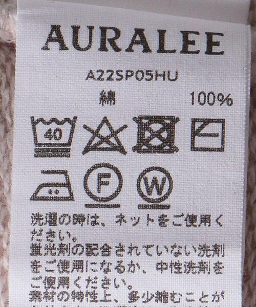 AURALEE(オーラリー)の「<AURALEE(オーラリー)>スウェット プルオーバー ■■■(スウェット・レディース・ブラック/ライトピンク・0)」の18枚目の写真