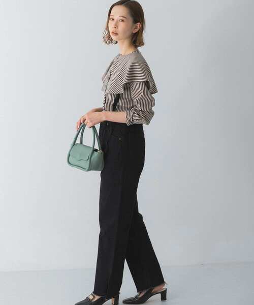 URBAN RESEARCH ROSSO（アーバンリサーチロッソ）の「2WAYランダムストライプブラウス（シャツ/ブラウス・レディース・ホワイト系その他/ベージュ系その他/グレー系その他・FREE）」の14枚目の写真