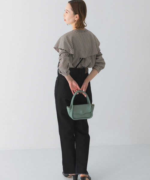 URBAN RESEARCH ROSSO（アーバンリサーチロッソ）の「2WAYランダムストライプブラウス（シャツ/ブラウス・レディース・ホワイト系その他/ベージュ系その他/グレー系その他・FREE）」の15枚目の写真