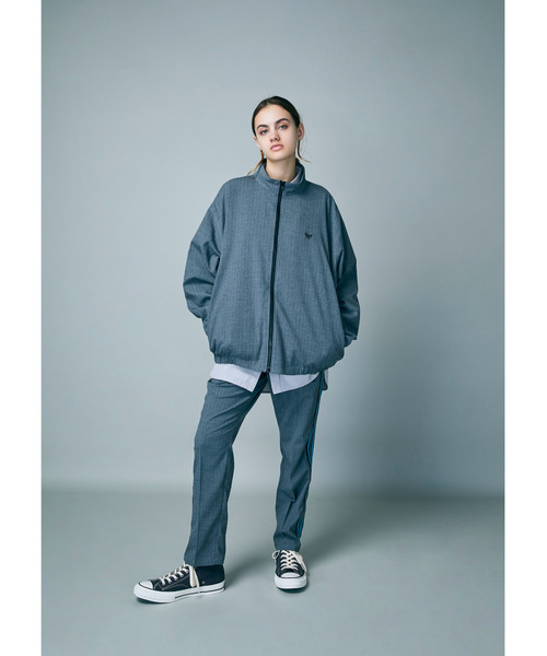 WHIZLIMITED（ウィズリミテッド）の「STRIPE JACKET（ブルゾン・メンズ・ネイビー/グレー・MEDIUM/LARGE）」の8枚目の写真