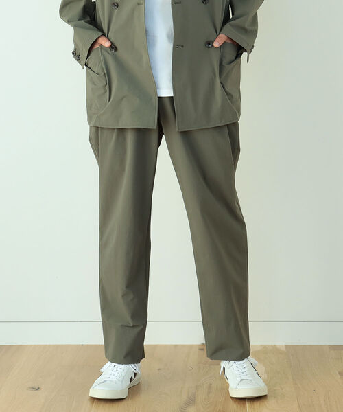 B:MING by BEAMS（ビーミングバイビームス）の「B:MING by BEAMS / NOMAD リップストップ 2プリーツ イージースラックス（セットアップ対応）（スラックス・メンズ・ブラック/オリーブ・44/46/48/50）」の2枚目の写真