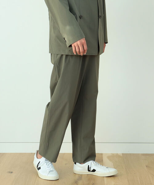 B:MING by BEAMS（ビーミングバイビームス）の「B:MING by BEAMS / NOMAD リップストップ 2プリーツ イージースラックス（セットアップ対応）（スラックス・メンズ・ブラック/オリーブ・44/46/48/50）」の10枚目の写真