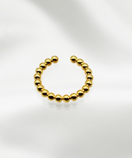 SIGNAL（シグナル）の「【SIGNAL/シグナル】Ball chain ring /ボールチェーンリング（リング・レディース・シルバー/ゴールド・FREE）」の8枚目の写真