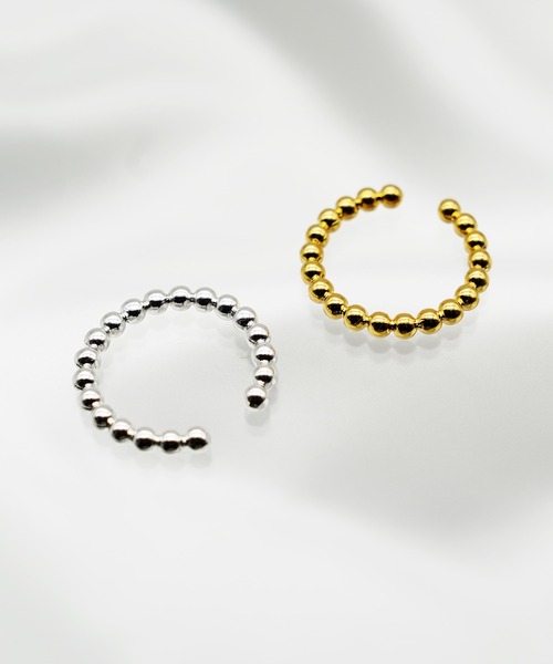 SIGNAL（シグナル）の「【SIGNAL/シグナル】Ball chain ring /ボールチェーンリング（リング・レディース・シルバー/ゴールド・FREE）」の9枚目の写真