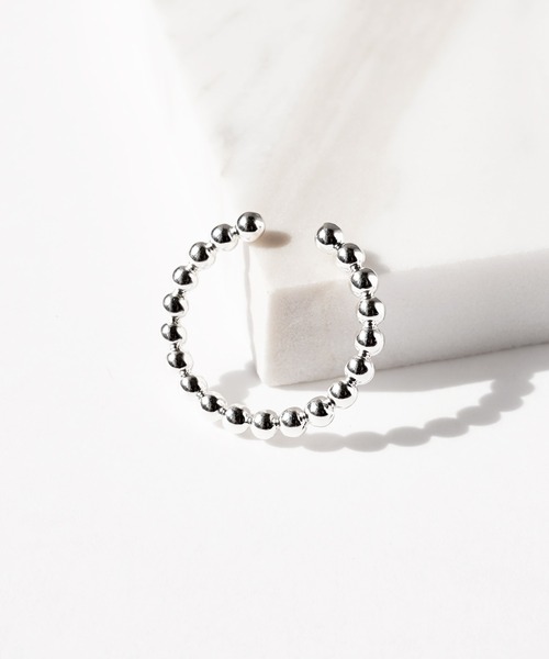 SIGNAL（シグナル）の「【SIGNAL/シグナル】Ball chain ring /ボールチェーンリング（リング・レディース・シルバー/ゴールド・FREE）」の11枚目の写真