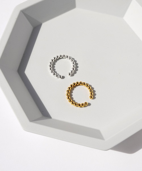 SIGNAL（シグナル）の「【SIGNAL/シグナル】Ball chain ring /ボールチェーンリング（リング・レディース・シルバー/ゴールド・FREE）」の14枚目の写真