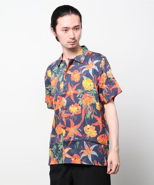 Nudie Jeans(ヌーディージーンズ)の「Arvid Lilies アロハシャツ(シャツ/ブラウス・メンズ・ブルー・X-LARGE/MEDIUM/SMALL/X-SMALL/LARGE)」の10枚目の写真