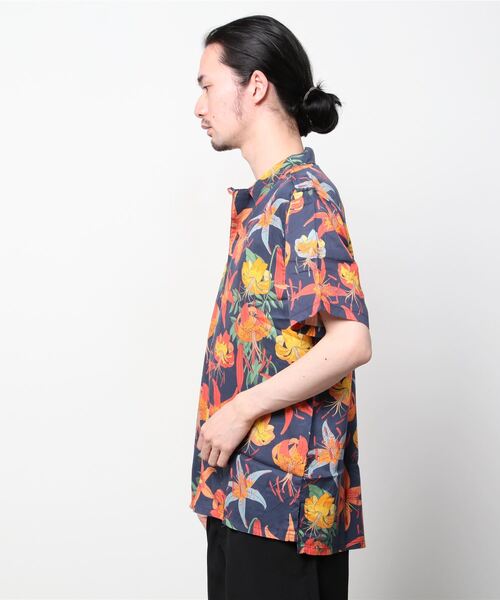Nudie Jeans(ヌーディージーンズ)の「Arvid Lilies アロハシャツ(シャツ/ブラウス・メンズ・ブルー・X-LARGE/MEDIUM/SMALL/X-SMALL/LARGE)」の11枚目の写真