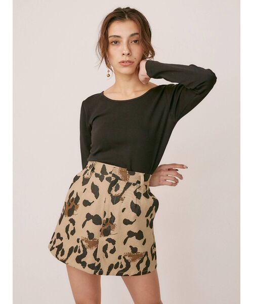 EVRIS（エヴリス）の「BASICクロップドロングスリーブTEE（Tシャツ/カットソー・レディース・ホワイト/ブラック/パープル/グリーン・FREE）」の7枚目の写真