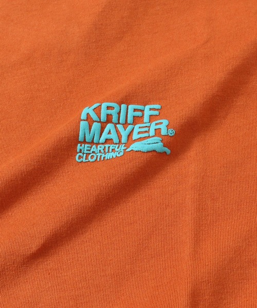 KRIFF MAYER Lady's Collection（クリフメイヤーレディースコレクション）の「抗菌Aライン半袖T（キャンプ）（Tシャツ/カットソー・レディース・パープル/オフホワイト/オレンジ/カラフル/チャコール・MEDIUM/LARGE）」の19枚目の写真