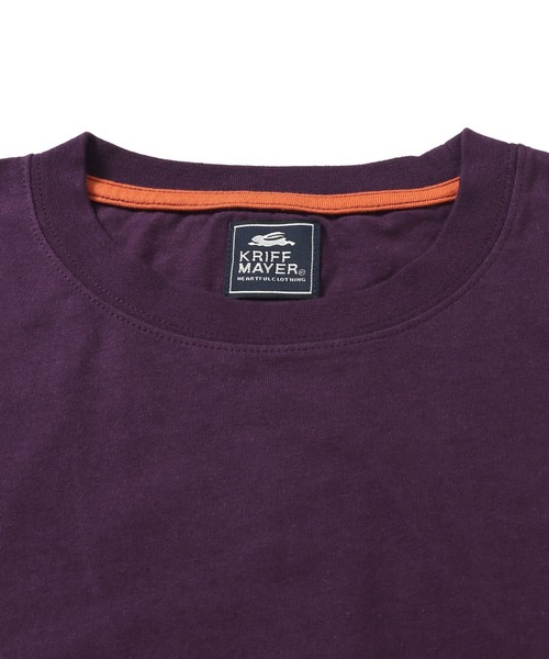 KRIFF MAYER Lady's Collection（クリフメイヤーレディースコレクション）の「抗菌Aライン半袖T（キャンプ）（Tシャツ/カットソー・レディース・パープル/オフホワイト/オレンジ/カラフル/チャコール・MEDIUM/LARGE）」の20枚目の写真