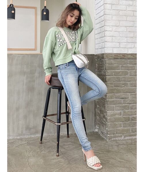 GYDA（ジェイダ）の「GGパイル2WAYミニBAG（ハンドバッグ・レディース・チャコールグレー/オフホワイト・FREE）」の9枚目の写真