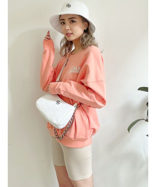 GYDA（ジェイダ）の「GGパイル2WAYミニBAG（ハンドバッグ・レディース・チャコールグレー/オフホワイト・FREE）」の10枚目の写真